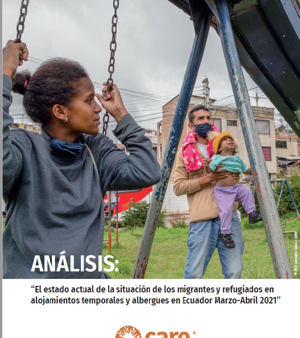 El estado actual de la situación de los migrantes y refugiados en alojamientos temporales y albergues en Ecuador Marzo-Abril 2021