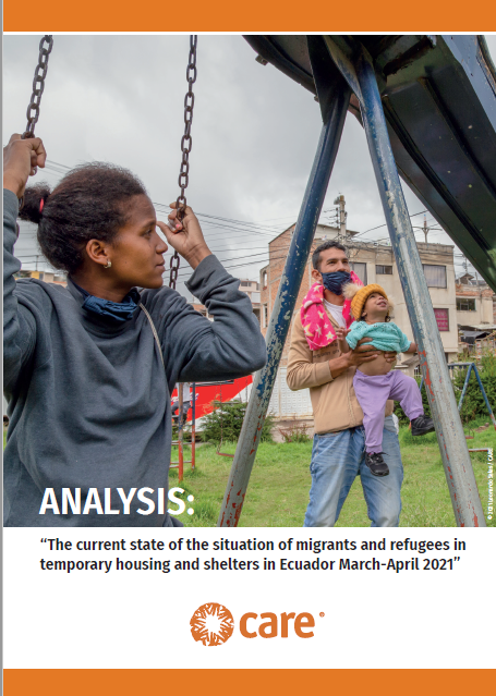 The current state of the situation of migrants and refugees in temporary housing and shelters in Ecuador March-April 2021”