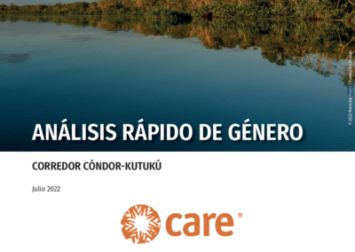 ANÁLISIS RÁPIDO DE GÉNERO – Corredor Cóndor Kutukú.